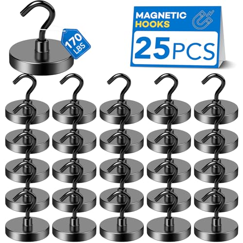 Image of LOVIMAG Magnetic Hooks for Cruise Essentials 2026 Cabins Door 25 P - 170LBS