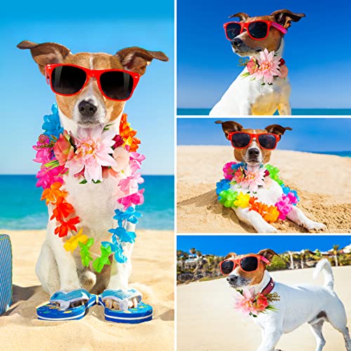 Popetpop dog flower headband pet flower crown headwear flower leaves natural wreath for dog cats wedding decor 8 Popetpop dog flower headband pet flower crown headwear flower leaves natural wreath for dog cats wedding decor - image 9