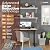 Avana Acoustic Wood Wall Panels – 93.2x11.25 Inch Panels – Fits 94x12 Layout – Gray Oak Acoustic Panels 4 PCs – Wall Panels for Interior Wall Decor for Homes, Offices – Design Wood Panels for Wall