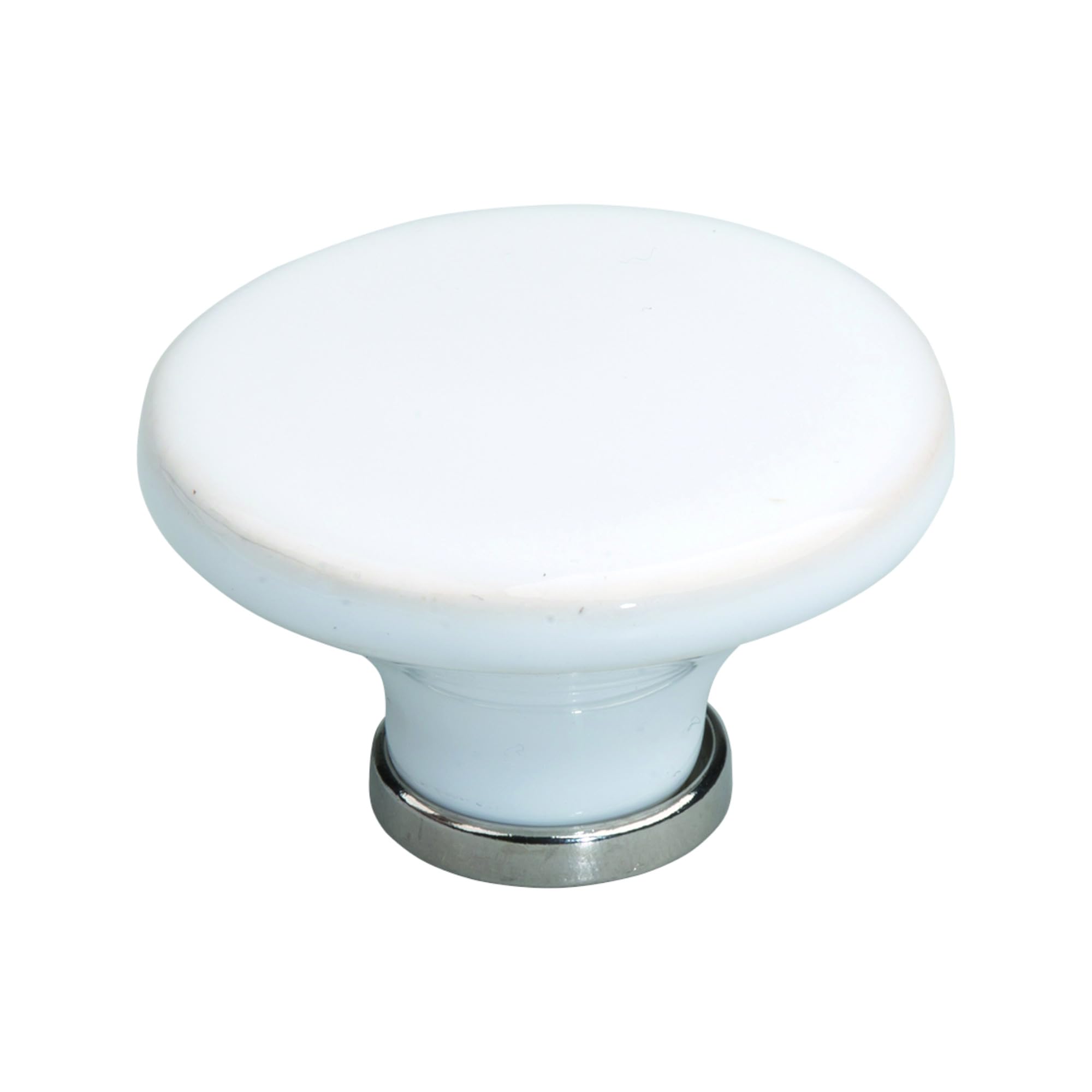 Bouton de tiroir en porcelaine céramique vintage 44 mm