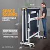 JOOLA Rally TL Professional MDF Indoor Ping Pong Table w/Quick Clamp Table Tennis Net & Post Set - 10 Minute Easy Assembly - Corner Ball Holders - Tournament Quality - Includes Playback Mode
