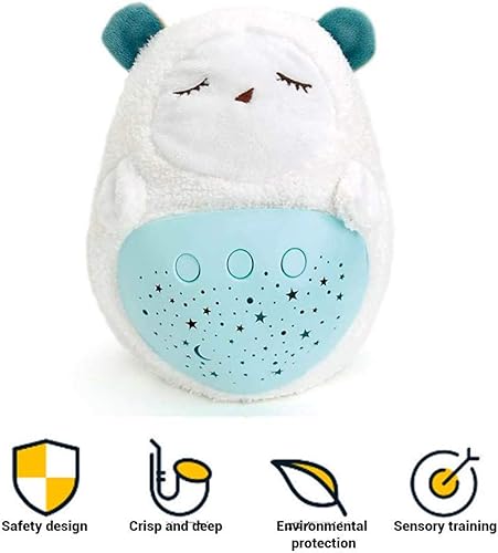 Miniatura 2 de Chupete de sueño para bebé con proyector de estrellas de luz nocturna y música, máquina de sonido de ruido blanco y canción de cuna, paquete de