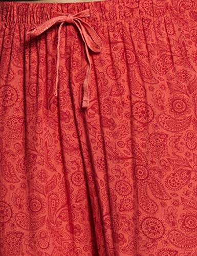 Image of Van Heusen Women's Printed Lounge Pants | Drawstrings & Side Pockets | Ultra Soft Fabric | Relaxed Fit | At home pyjamas | Everyday Comfort | Printed | Style 55306 | Available in Pack of 1 & 2