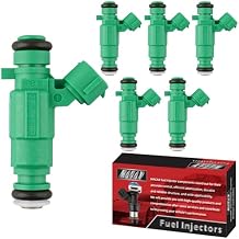 Set of 6 Fuel Injectors 35310-37150 FJ660 Replacement Compatible with Hyundai Accent Tiburon Sonata Tucson Santa Fe Kia Rio Optima Sportage Magentis 1.6L 2.5L 2.7L L4 V6 - Replaces 842-12255