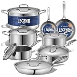 LEGEND 5-Ply Stainless Steel 14-Piece Set