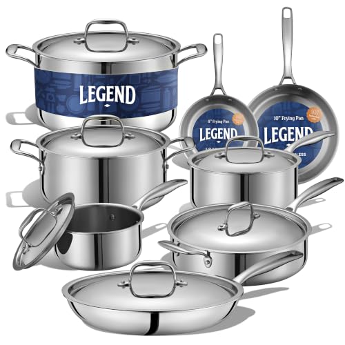 LEGEND COOKWARE 5-Ply 14-Piece