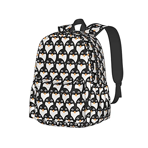 Sac à dos ordinateur 17" pingouins à compartiment matelassé renforcé