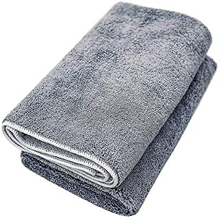 Wooflinen Microfiber Pet Bath Towel, 2-Pack, Ultra-Absorbent, Double Density, Machine Washable for Dogs