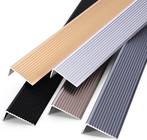 Profilé de nez de marche en aluminium 4x2 protection angle escalier