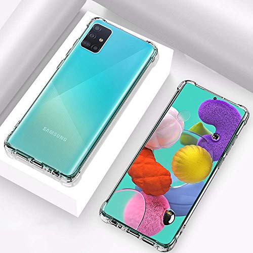 Image of COVERBLACK Silicone Back Cover for Samsung Galaxy M51 - SM-M515F- Transparent
