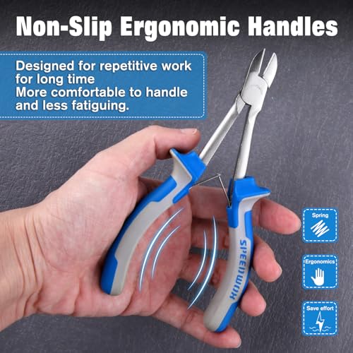 Image of SPEEDWOX Long Reach Diagonal Pliers 6 Inches Wire Cutting Pliers