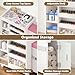 HolaiNail Pedicure Trolley Cart with Foot Rest, Extendable Mobile Pedicure Station Foot Stool Stand with Adjustable Shelves, Storage Cabinet & Wheels for Nail Tech Beauty Salon Spa & Home, 33.4