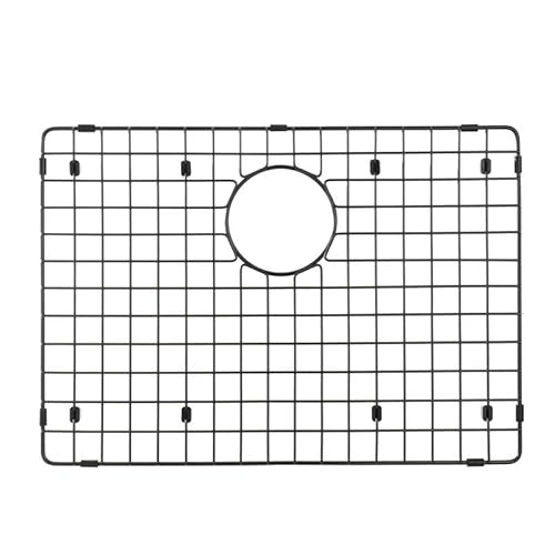 Starstar Matte Black Stainless Steel Sink Bottom Grid 21x16