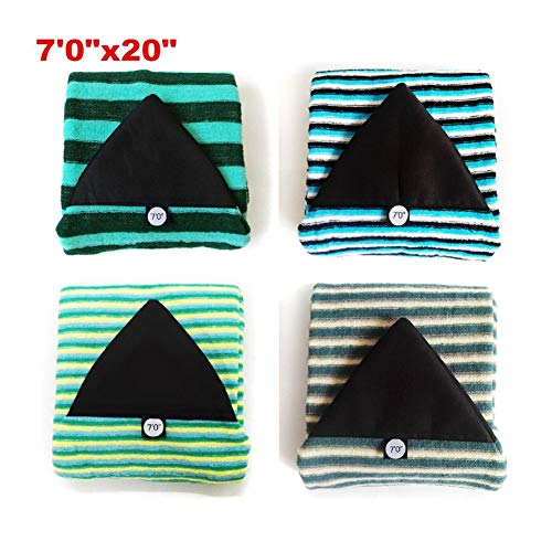 Lifyn2 Longboard Surfing Accessories Surfboard Fin Box 6\'/6\'6\"/7\'/9\'6\" Surfboard Sock Cover Protective Bag Storage Case for Shortboard Funboard Longboard Surfboard Single fin Box (Color : Teal 9ft6)
