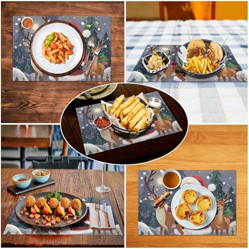 Sets de table Père Noël pour embellir votre terrasse et salle - 6