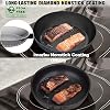 imarku Pots and Pans Set Nonstick, 8-Piece Diamond Surface Kitchen Cookware Sets, Durable Pan Set, Stay Cool Handles Induction Cookware, Oven Safe Pans for Cooking, Gifts for Men Women #2