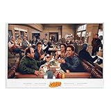 bacrhjlb Seinfeld TV-Show-Poster, Leinwand, Poster, 