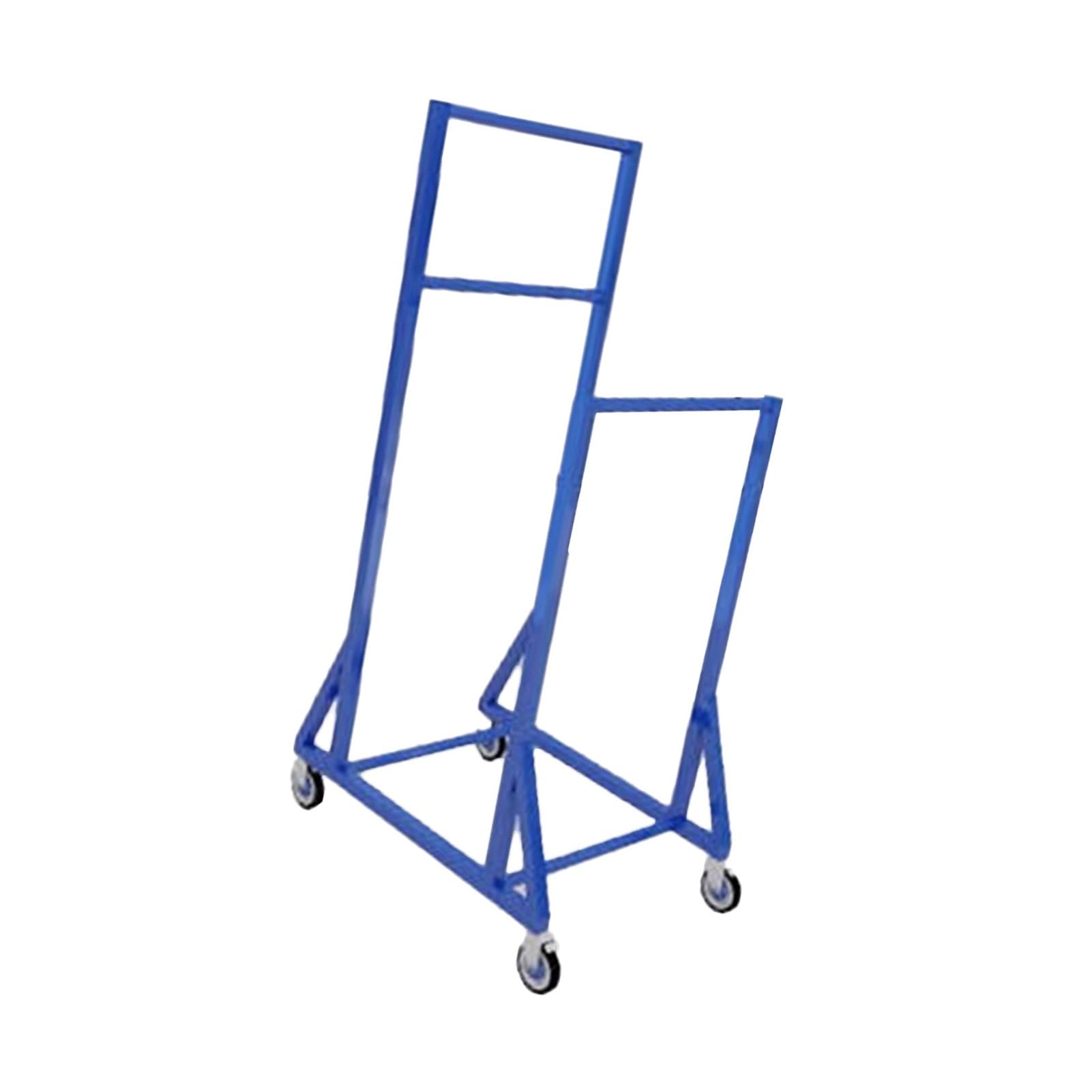 Carrello for Scaffali di Stoccaggio in Cartone da Magazzino | Organizer for scatole di cartone con ruote, for magazzino domestico(Blue,35x50x90cm)