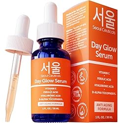 SeoulCeuticals Korean Skin Care Korean- 20% Vitamin C Hyaluronic Acid Serum + CE Ferulic Acid - Potent Anti Aging, Anti Wrinkle Korean Beauty 1oz