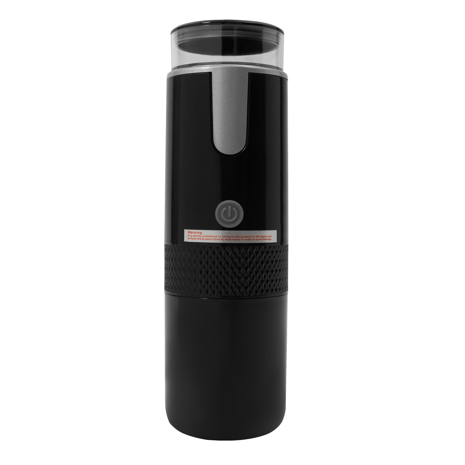Cafetera de café portátil eléctrica recargable de 12 V con calefacción de un solo toque, compatible con cápsulas NS y café molido para viajes de camping en casa
