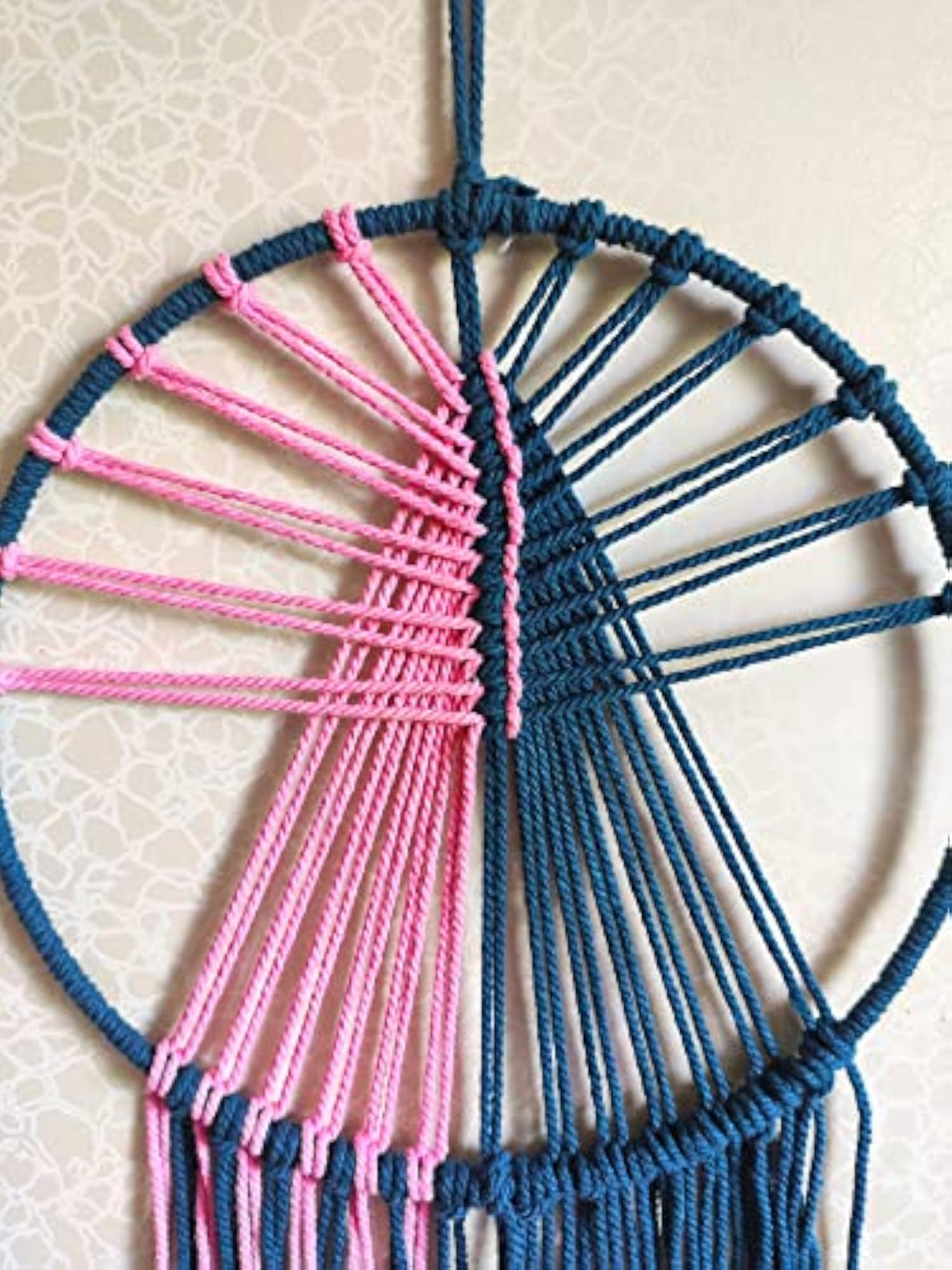 Handmade Boho Macramé Dream Catcher, Wall Hanging