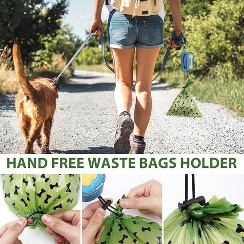 Image of 240 Count 13 inch x 9 inchDog Poop Bags Rolls, Leakproof Strong & Sturdy Waste Bags for Doggie Cat Pet,Eco-Friendly Leak-Proof Pet Poop Bags for Doggy | Scented