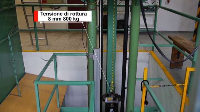 Corda Da Arrampicata 8 Mm - 20 M, Con Moschettoni, Polipropilene, Portata 950 Kg - Foto 4