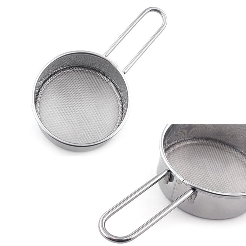 Küchensieb Lebensmittelsieb Feinmaschiges Sieb Edelstahl Mehlsieb Handheld Mesh Siebfilter Verschiedene Verwendungszwecke Backen Sieb Mesh Sieb