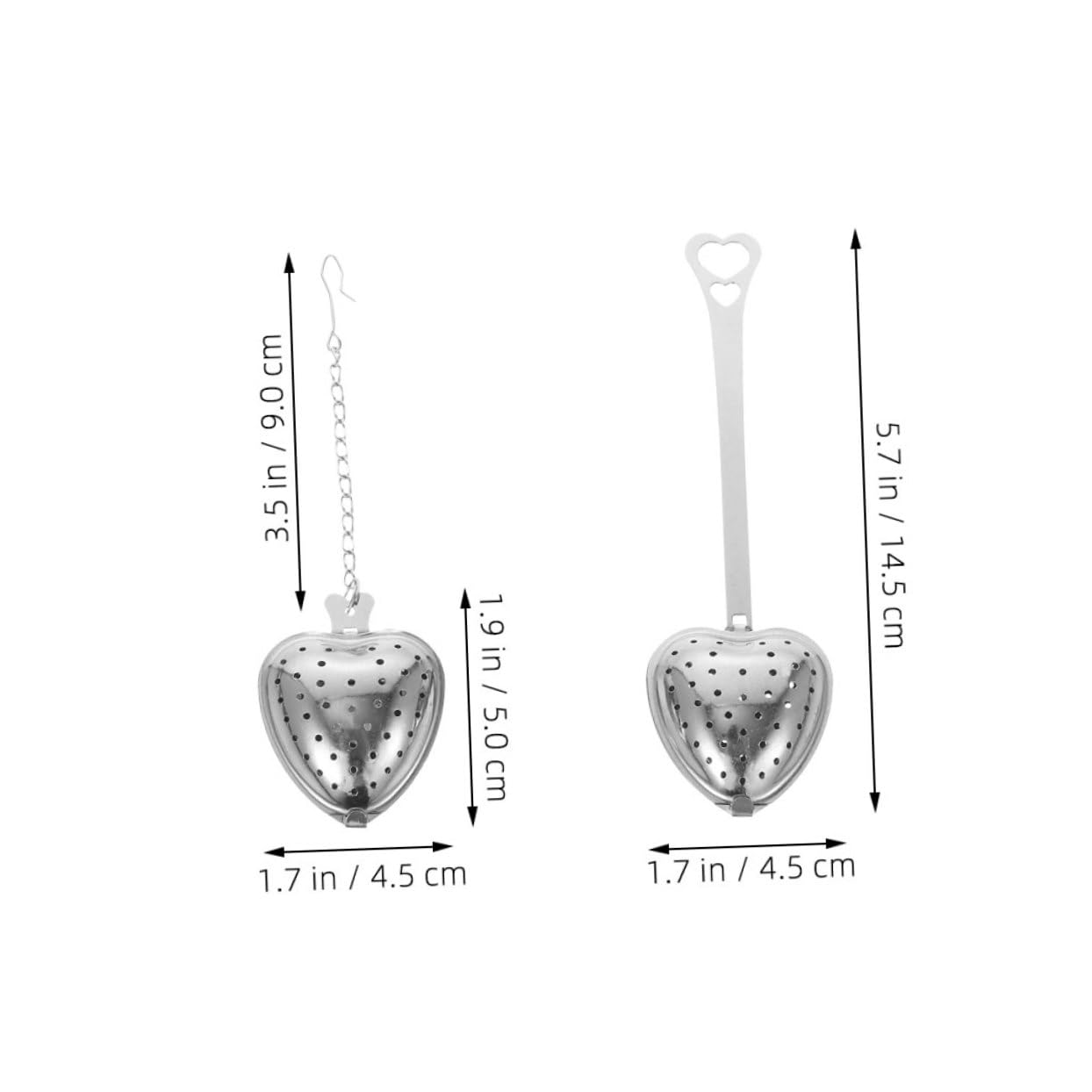 ABOOFAN 40 Stck. Edelstahl -Teefilter Mesh-Teesieb Tee -Infuser Tee ball feinmaschiges Sieb feines Rostfreier Stahl Silber