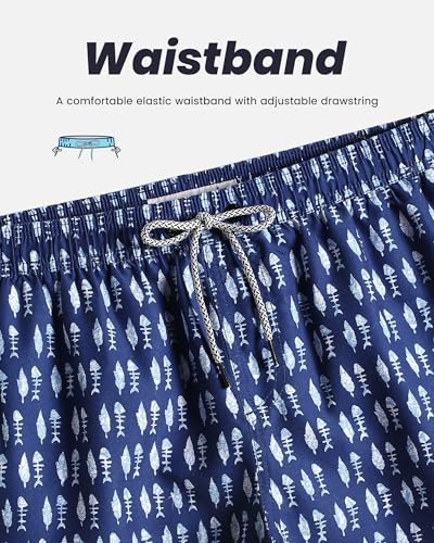 Image of maamgic Mens Swim Trunks 5 Inch with Mesh Liner Breathable for Beach