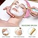 [Plastics Free]SOMIER Silicone DIY Face Mask Mixing Bowl Set Mud Clay Facial Mask Bowl with Spatula Fan Brush Powder Measuring Spoon 8 in 1