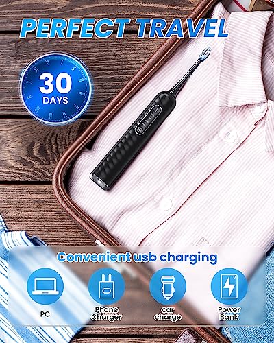 Uningopi Electric Toothbrush With Water Flosser, 3 In 1 Teeth Cleaning Kit With 7 Modes, Electric Toothbrush And Flosser Combofor Adults thumb #6