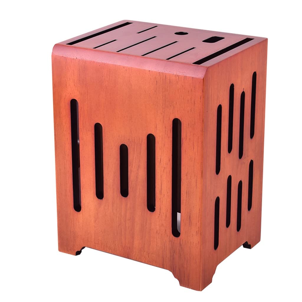Soporte para utensilios cuchillo de cuchilla de madera sólida para ahorrar espacio
