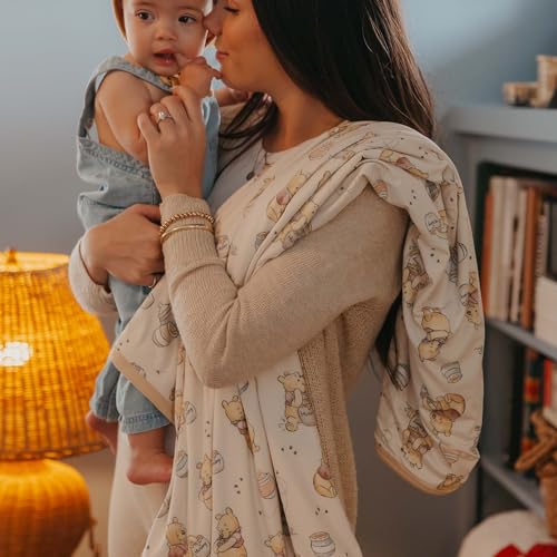 Image of Copper Pearl Jumbo 3-Layer Baby Blanket: Soft Baby Quilts for Boys and Girls | Breathable, Cozy, Toddler Blanket | Baby Quilt for Newborns | 46x46 Premium Polyester /Rayon | Hunny