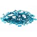Dragon Glass 1/4" 20 lb. Caribbean Blue Reflective Fire Glass