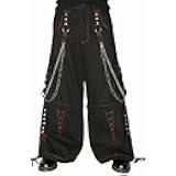 Extreme Bondage Skater Gothic Punk Rocker Cyber Goth Steampunk Biker Emo Black Dagger Trouser Pant Shorts (38)