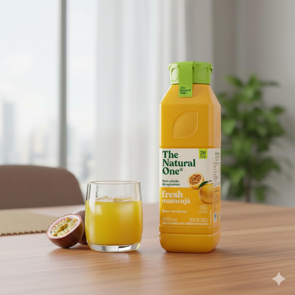 Kit 3 Suco Misto Natural One Fresh Maracujá 900ml – Bebida de