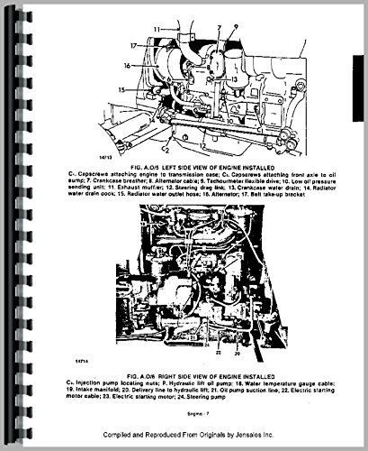 Service Manual Long 350 445 510 360 460 Diesel 3 CYL Tractor      Plastic Comb