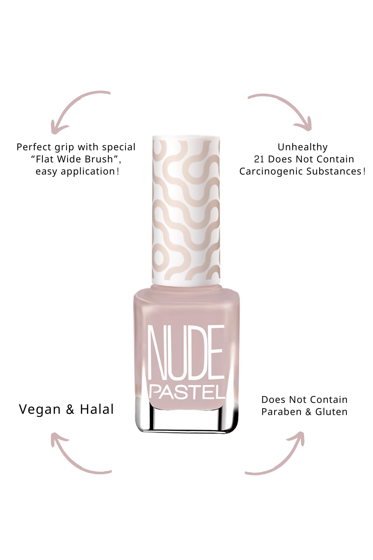 Pastel Nude Oje 762, (13 ml)
