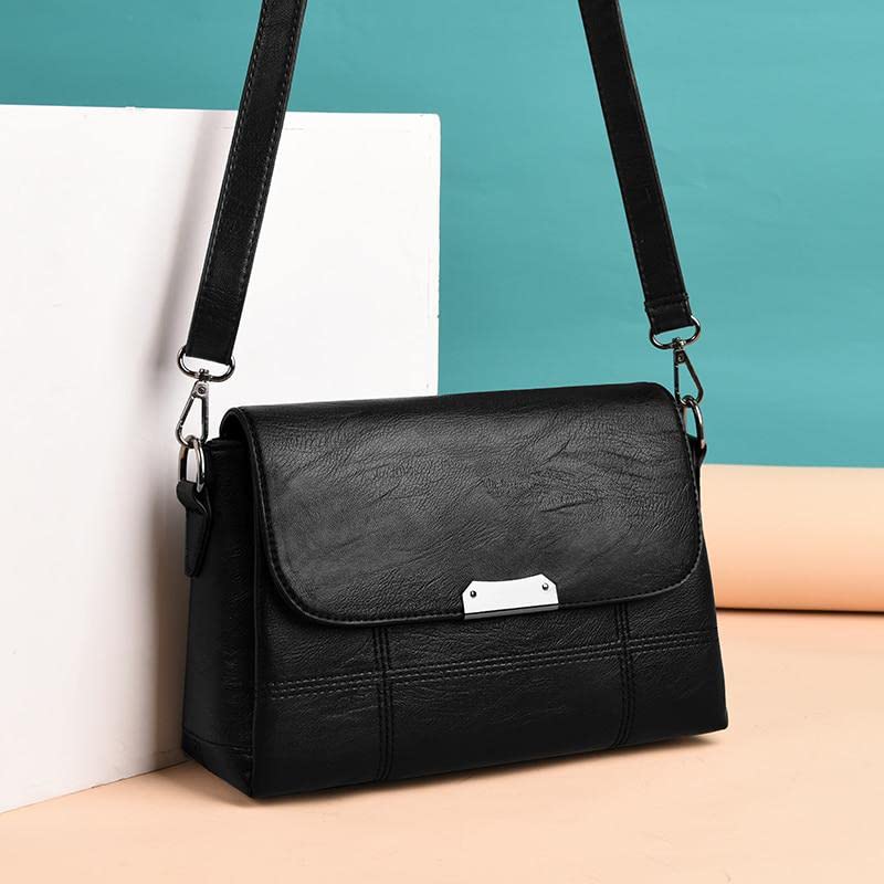 Image of Crossbody Bags for Women Mini Fashion Handbags Shoulder Bag Clutch Purses for women and girls(Color Black)
