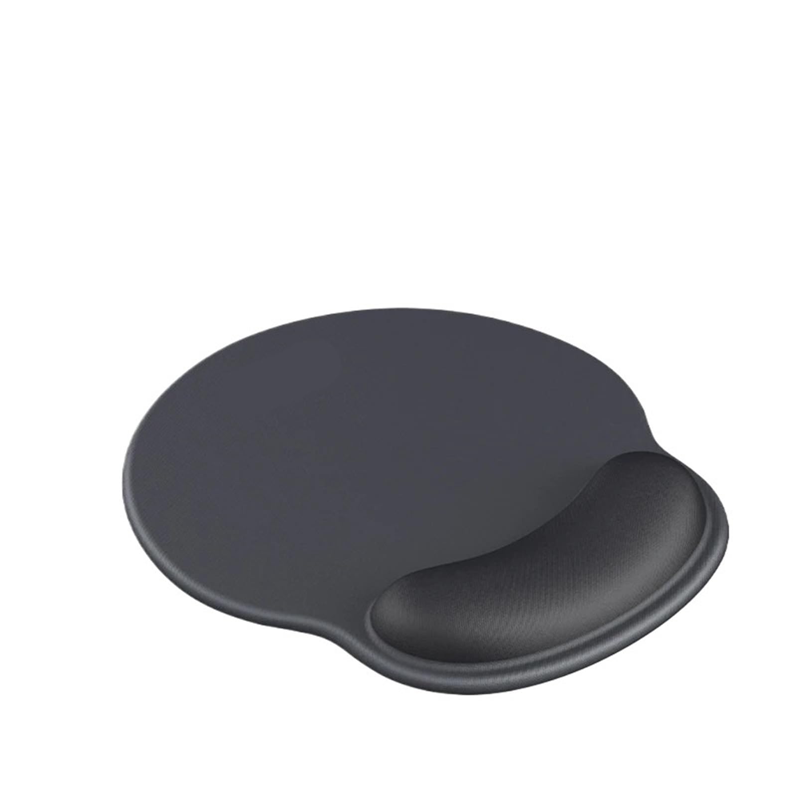 Tapis de Souris avec Repose-Poignet Tapis de Souris Support Poignet Tapis Ergonomique Mousse à mémoire Forme antidérapante for Bureau Maison Ordinateur PC Tissu(Black)