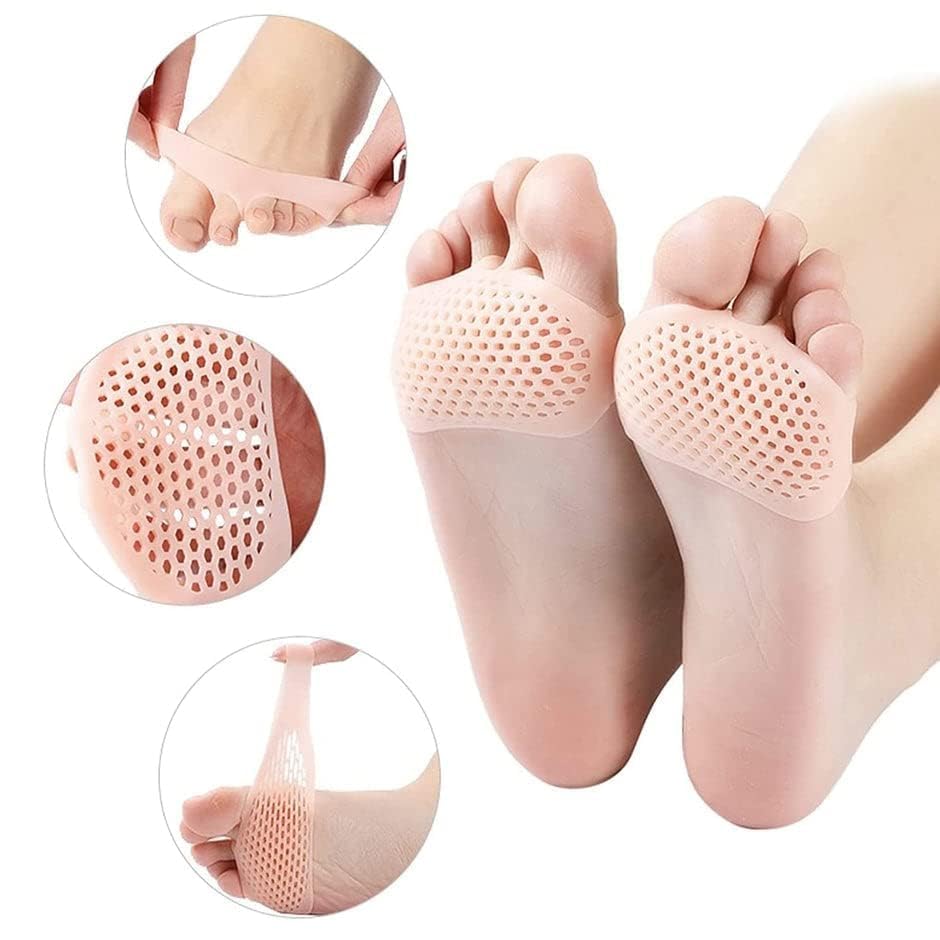 Image of Heel Socks Combo Anti Crack Full Length Silicone Sandal Foot Protector SiliconeSocks for Women, Men Crack Heel Repair Socks, foot spa socks for Women