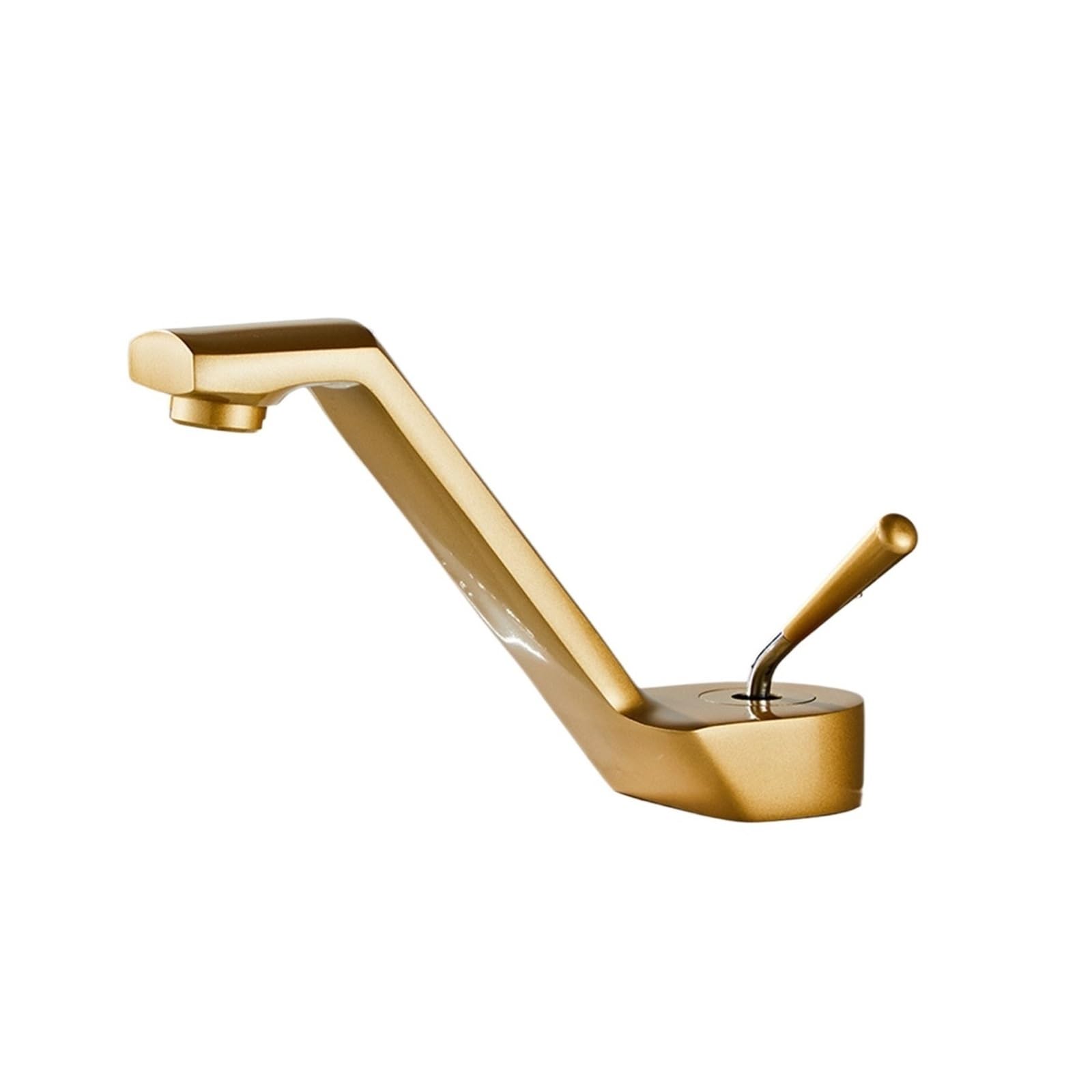Mitigeur lavabo noir chaud et froid robinet simple ergonomique pour vasque de salle de bain