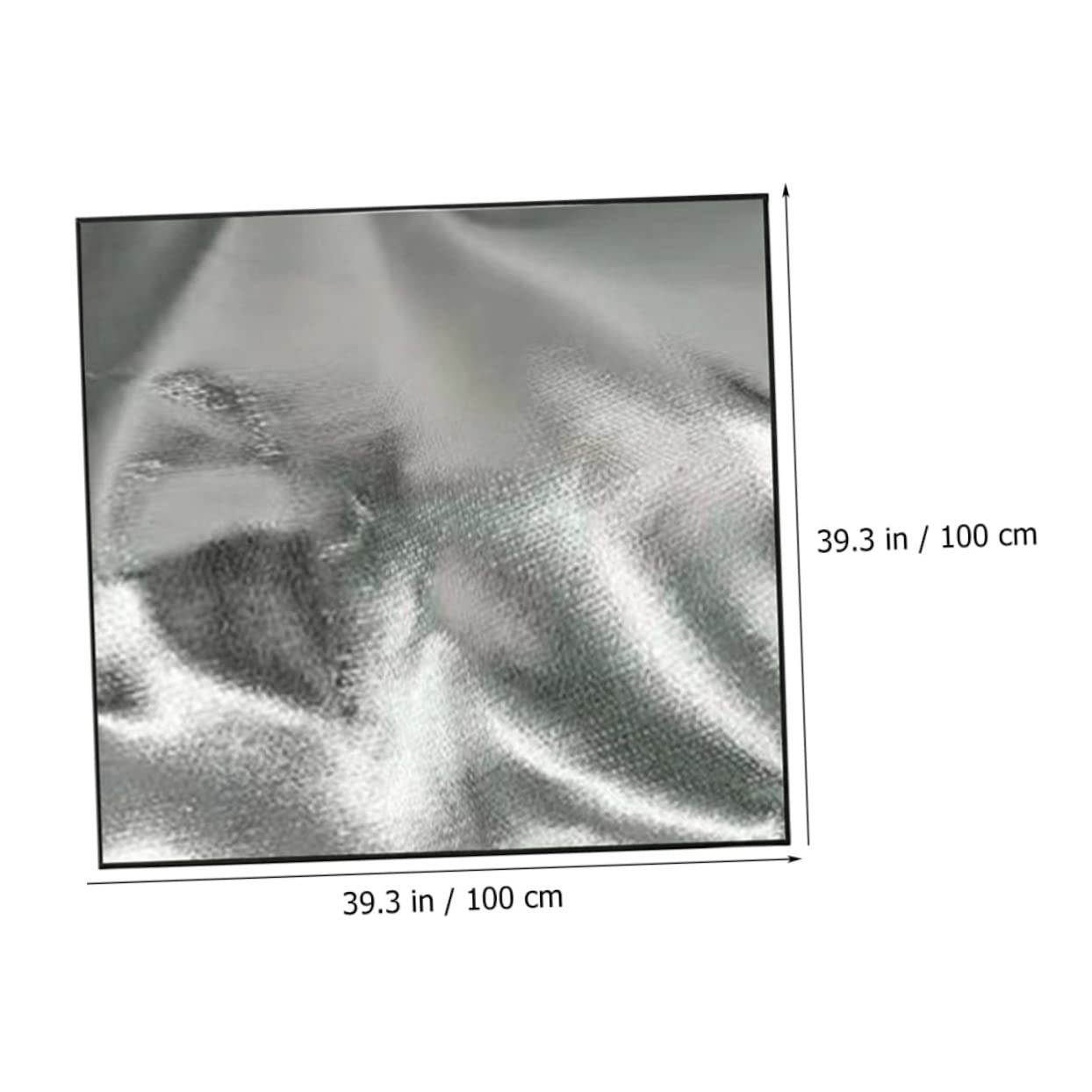 Gogogmee Square Fireproof Mat for Outdoor Camping Fire Pit Mat Durable Grill Mat for Fireplaces and Picnics