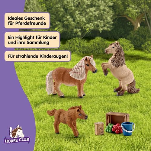 schleich HORSE CLUB | Mini Shetty Familie 41432 | ab 5 Jahren | 9 Teile – Ansicht 7