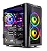 Skytech Blaze II Gaming PC Desktop – Intel Core i3 10100F 3.6 GHz, GTX 1650, 500GB SSD, 16G DDR4 3200, 600W Gold PSU, AC Wi-Fi, Windows 11 Home 64-bit