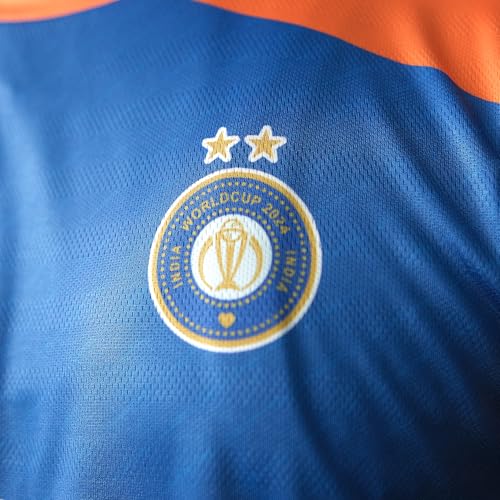 Image of YOURJERSEY India World Cup Jersey Collection 1992-2025 | Customised Cricket Jersey with Name & Number | Sizes 2Y to 4XL | Men, Women & Kids | Breathable Sportswear for Fans T-Shirt