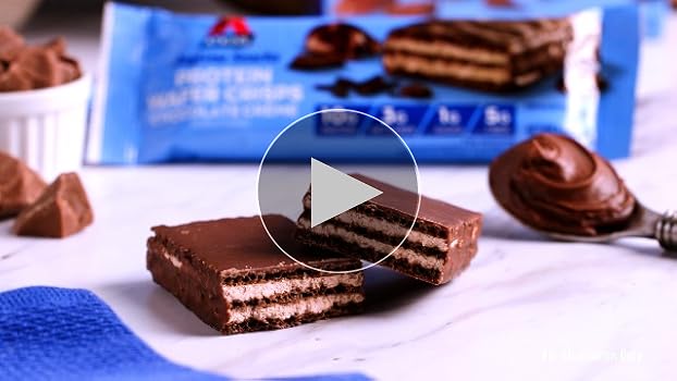 プロテイン10袋 Amazon.com: Atkins Lemon Wafer Crisps, Protein Snack, 10g