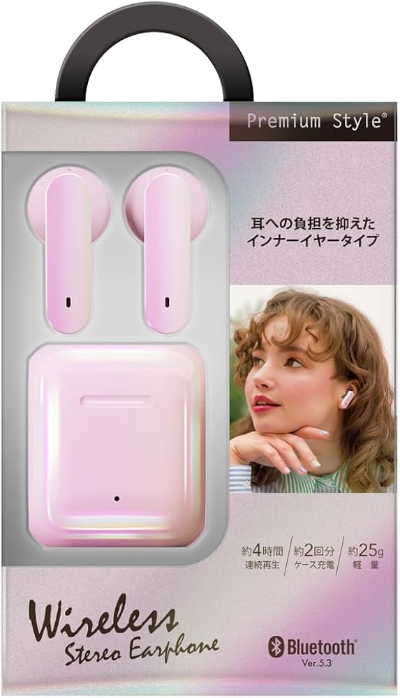 Premium Style ワイヤレスイヤフォン M-MAR-L Amazon.co.jp: Premium Style 完全ワイヤレス ステレオイヤホン