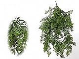  Gerimport Planta Colgante Helecho Artificial decoración 66 cm